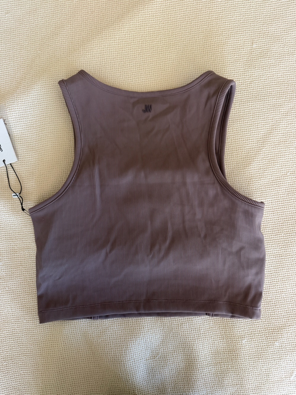 Jason Wu NWT Mauve Ribbed Tank Top - Picture 3 of 6